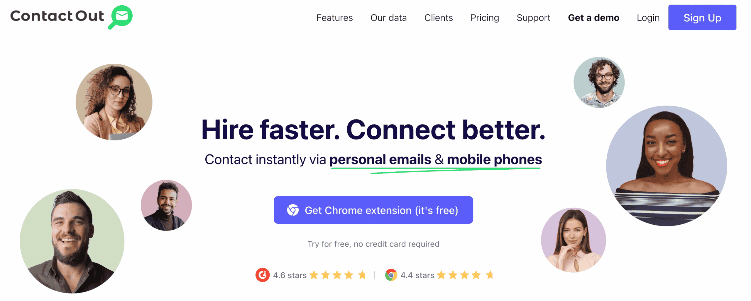 ContactOut.com homepage