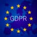 GDPR and European Union flag