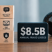 Stock photo of three stacked wooden blocks labeled “Inflated Traffic,” “SMS Pumping,” and “OTP Abuse” with matching icons, beside a dark block reading “$8.5B Annual Fraud Losses” and a small globe sculpture, illustrating SMS and OTP fraud statistics.
