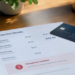 Stock photo of a credit card resting on a “Transaction Details” invoice listing monthly subscriptions (Streaming Plus, Music Unlimited, Cloud Storage, News Premium) totaling $42.96, with a red “Chargeback Initiated” notice below indicating the transaction is disputed and under review.